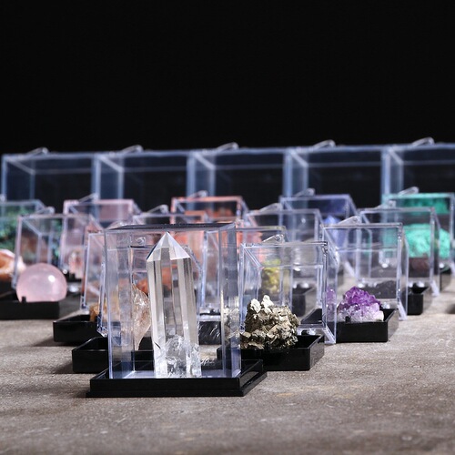 Ore mineral crystal calcite pyrite symbiotic crystal rough stone geology teaching specimen collection ornaments