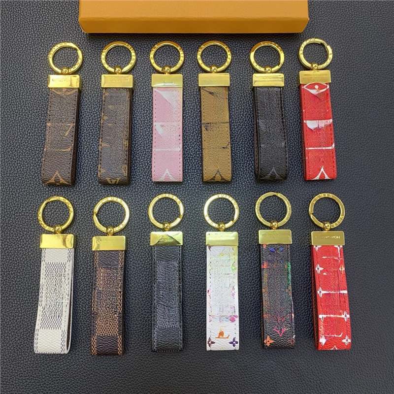 Trendy Brand Monogram Car Keychain Pendant Bag Accessory European and American Popular Chain Car Accessory Key Anti-Loss Clip Cross-Border Trendy Brand Monogram Car Keychain Pendant Bag Accessory European and American Popular Chain Car Accessory Key Anti-Loss Clip Cross-Border