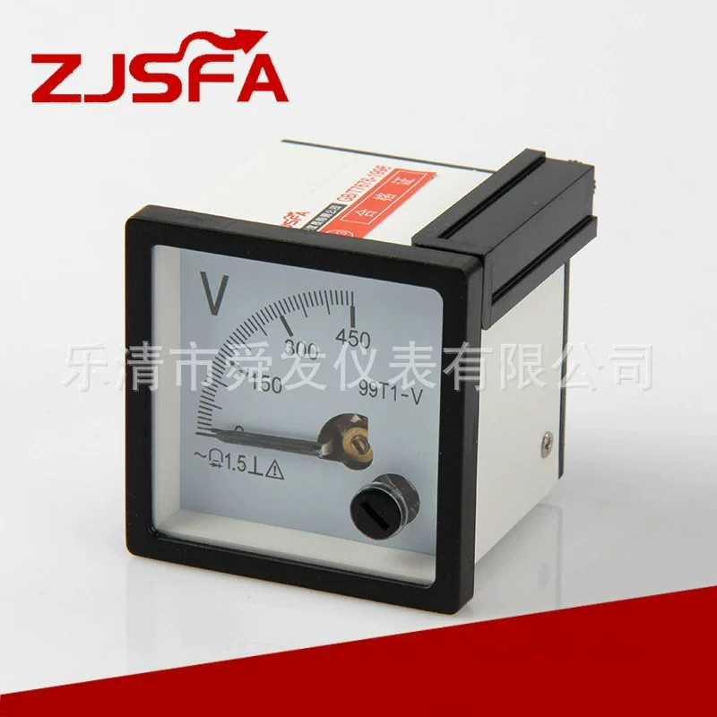 99T1-V указательный тип вольтметр постоянного тока измеритель коэффициента мощности g450V вольтметр измеритель мощности