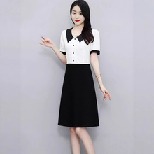 2025夏季新款妈妈装轻熟风气质减龄白领大码女装洋气显瘦连衣裙女