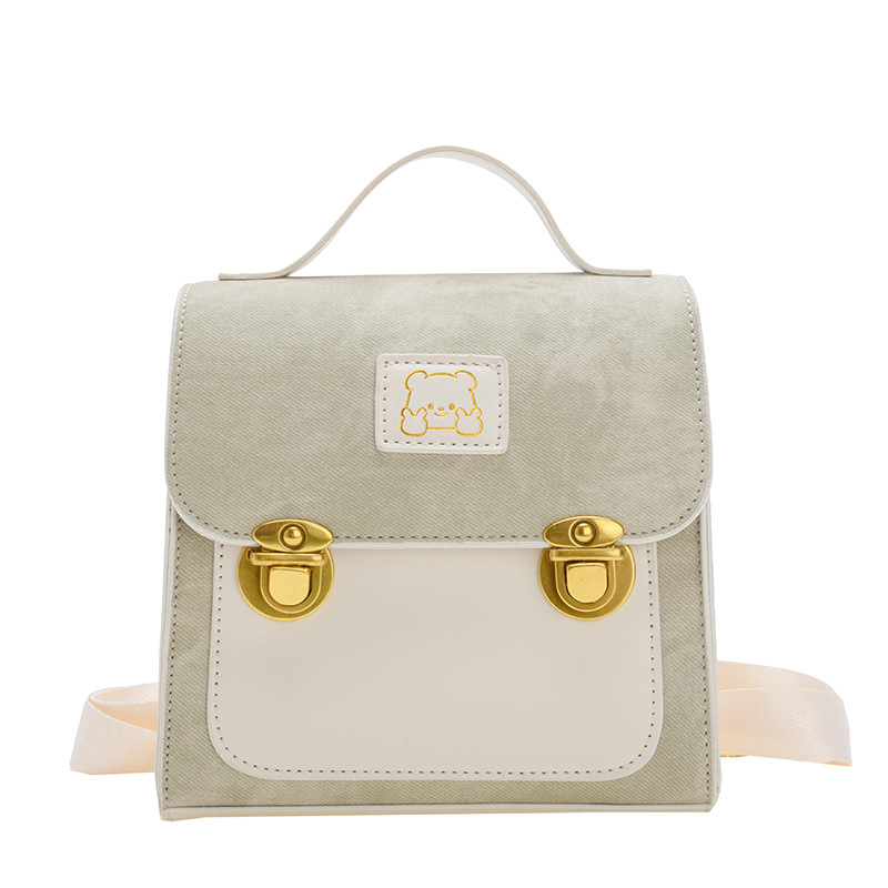 Cute oso bebé mochila jardín de infantes bolsos de mano ligeros para niños y niñas bolsos de moda coreana bolsos de niños