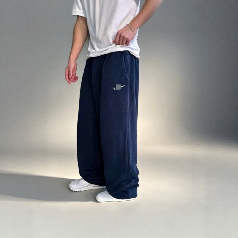 2026 Autumn/Winter Cross-Border European and American Style Simple Crochet Embroidery Sports Pants, Trendy Loose Casual Sweatpants in Stock 2026 Autumn/Winter Cross-Border European and American Style Simple Crochet Embroidery Sports Pants, Trendy Loose Casual Sweatpants in Stock