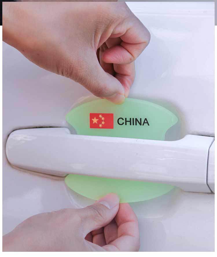 Universal Anti-Scratch Sticker Cartoon Invisible Door Bowl Protective Sticker Paint Scratch Anti-Scratch Sticker Door Handle Film Car Door Bowl