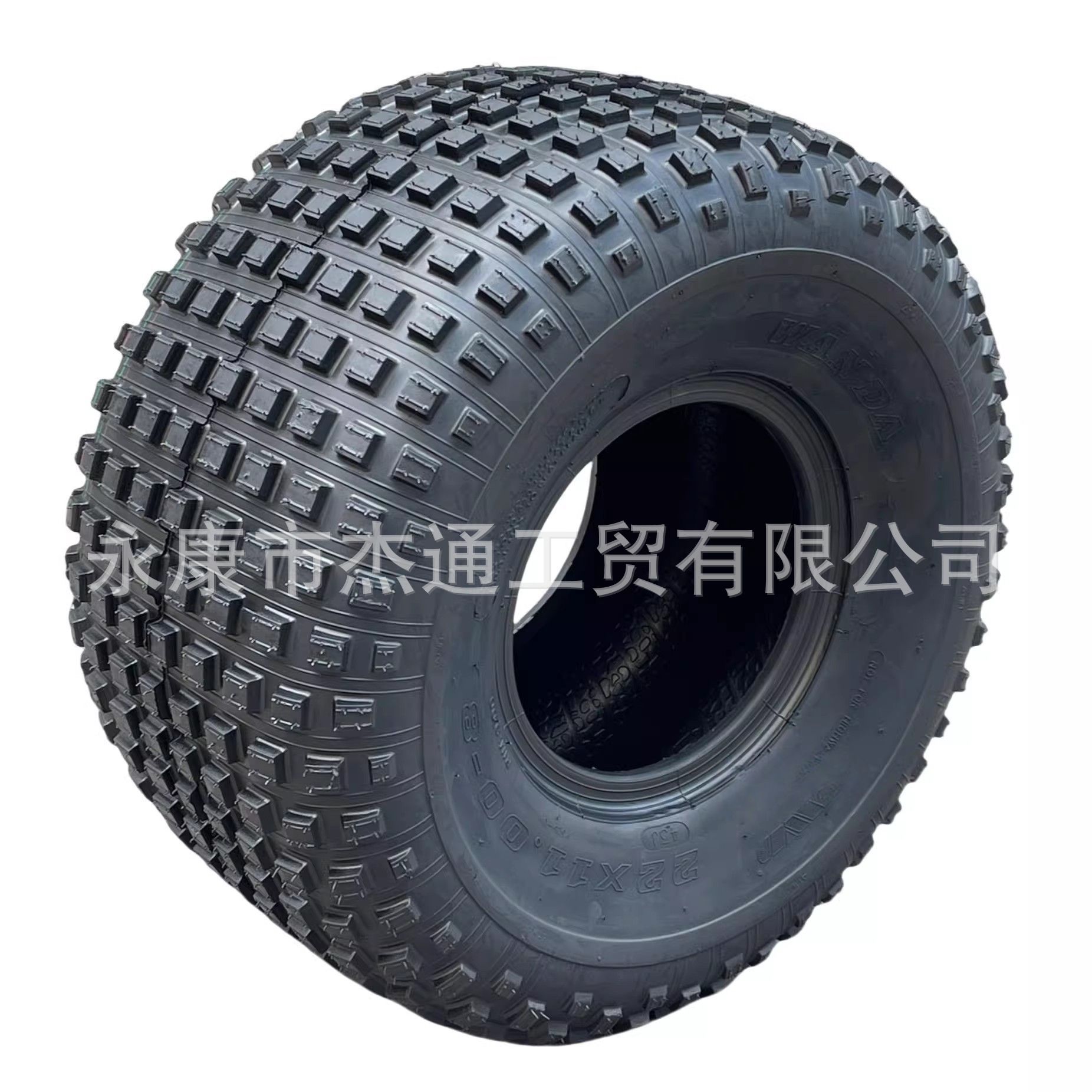 22X11-8 Off-Road Tire for Go-Karts, Atvs, Vacuum Tire with Iron Hub, Specifically for Four-Wheel Electric Vehicles