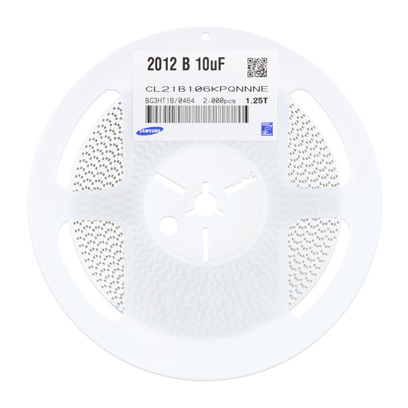 原装0805贴片电容10uF(106) ±10% 10V X7R CL21B106KPQNNNE 50只