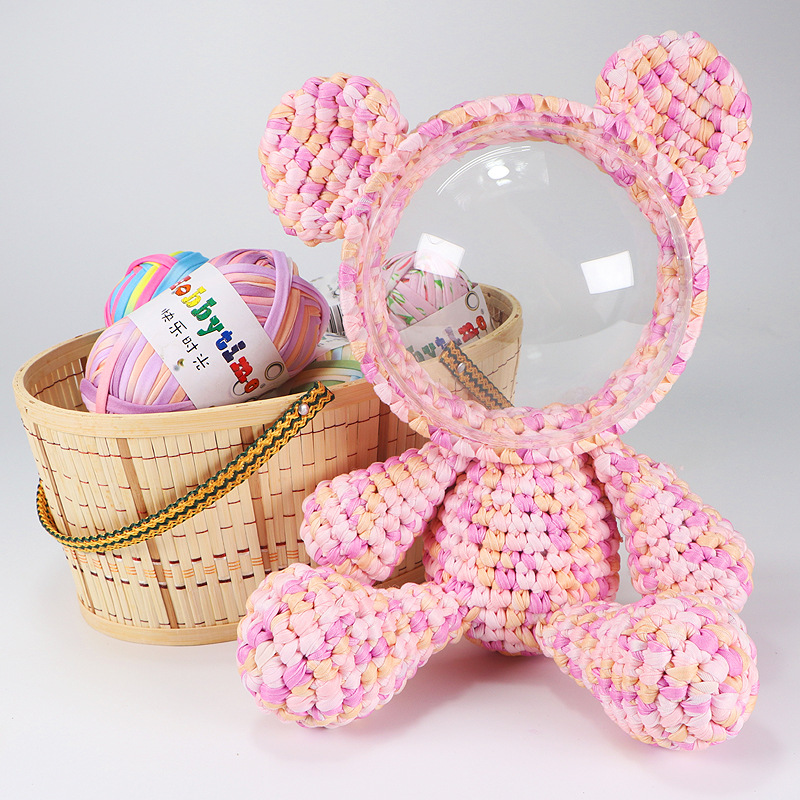 外贸出口手编布条线DIY玩具包包布条毛线 海外HOT小香风包包线