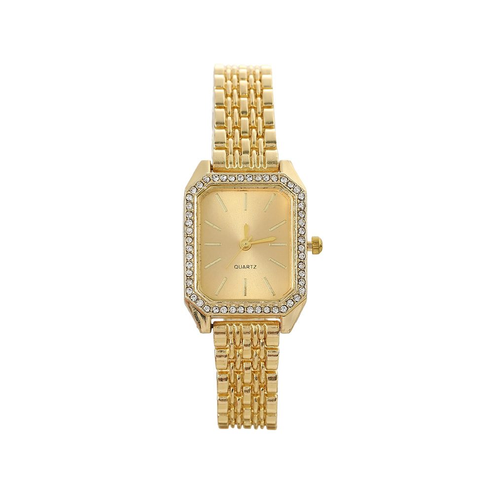 (Wholesale), fashionable elegant steel belt, square quartz watches, quartz watch, European style, light luxury style, bright catchy style 5