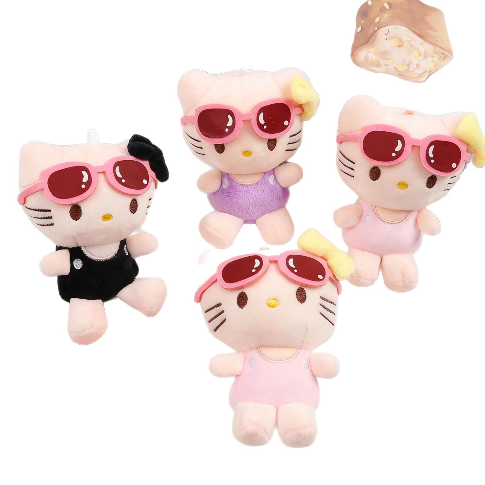 Nuevos juguetes de peluche colgantes muñeca máquina muñeca bolsos lindos colgantes bolsos colgantes llaveros al por mayor