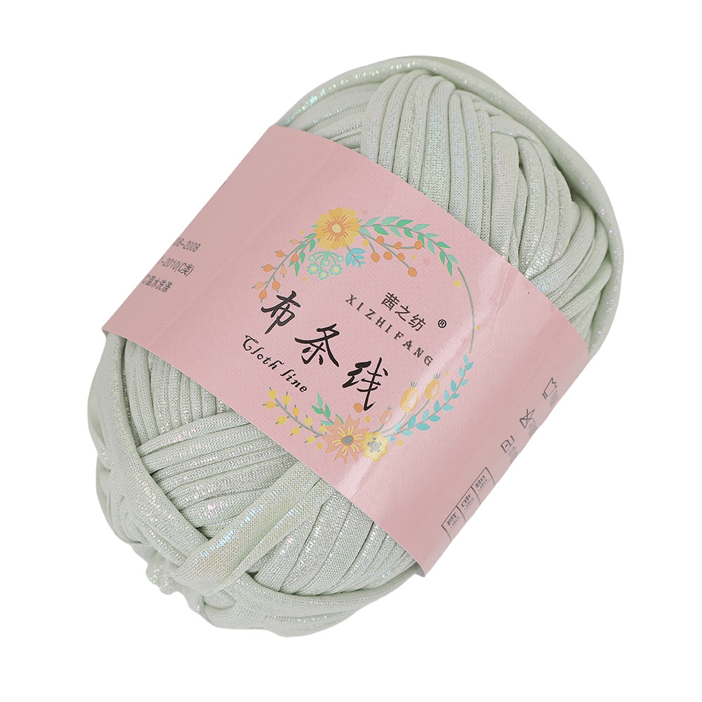 Línea textil Qian Zhi hilo de color mágico tejido a mano hilo de fantasía de color bricolaje en stock fábrica al por mayor