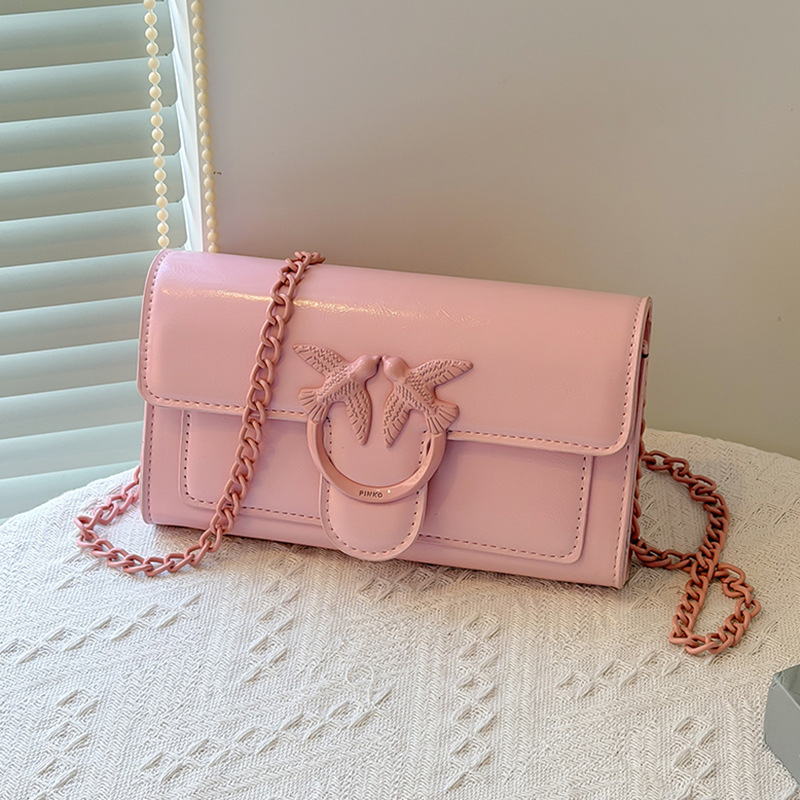 新款燕子包欧美复古经典链条百搭小方包小众时尚高品质单肩斜挎包