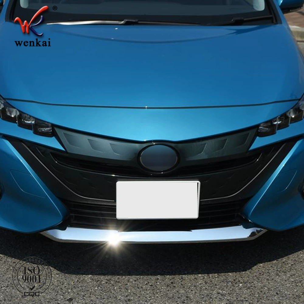 Подходит для модифицированного переднего бампера Prius PHV, гальванические специальные защитные декоративные яркие полосы