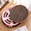 Middle Cat grabbing board compass round can replace corrugated paper plastic cat nest grabbing cat products cat toy 38cm