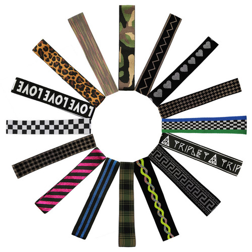 Yoga basketball outdoor sports anti-sweat sweatband women's fitness antiperspirant headband running elastic sweat-absorbent headband wholesale