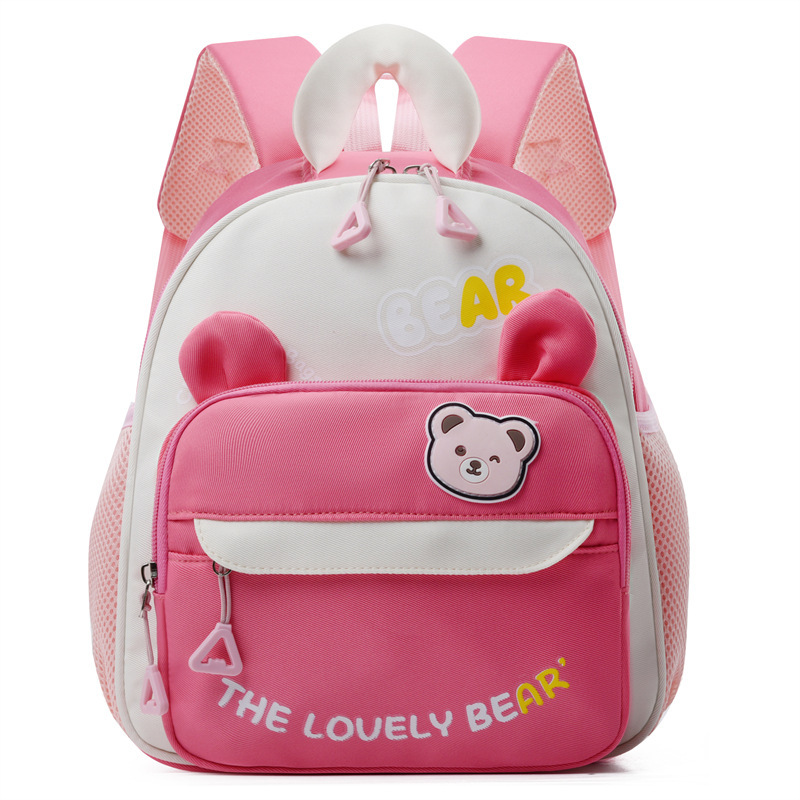 Mochila escolar para niños Mochila para niños de jardín de infantes de dibujos animados coreanos 3-5 años Mochila de viaje para niños y niñas