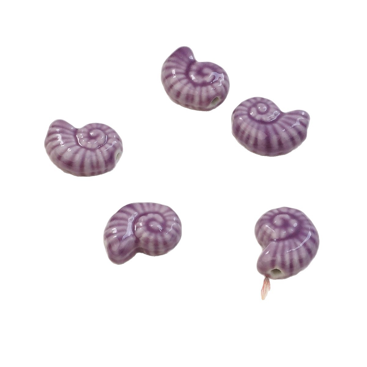 Jingdezhen estilo ins linda cerámica cuentas sueltas bricolaje collar hecho a mano accesorios de joyería material decorativo pulsera cadena