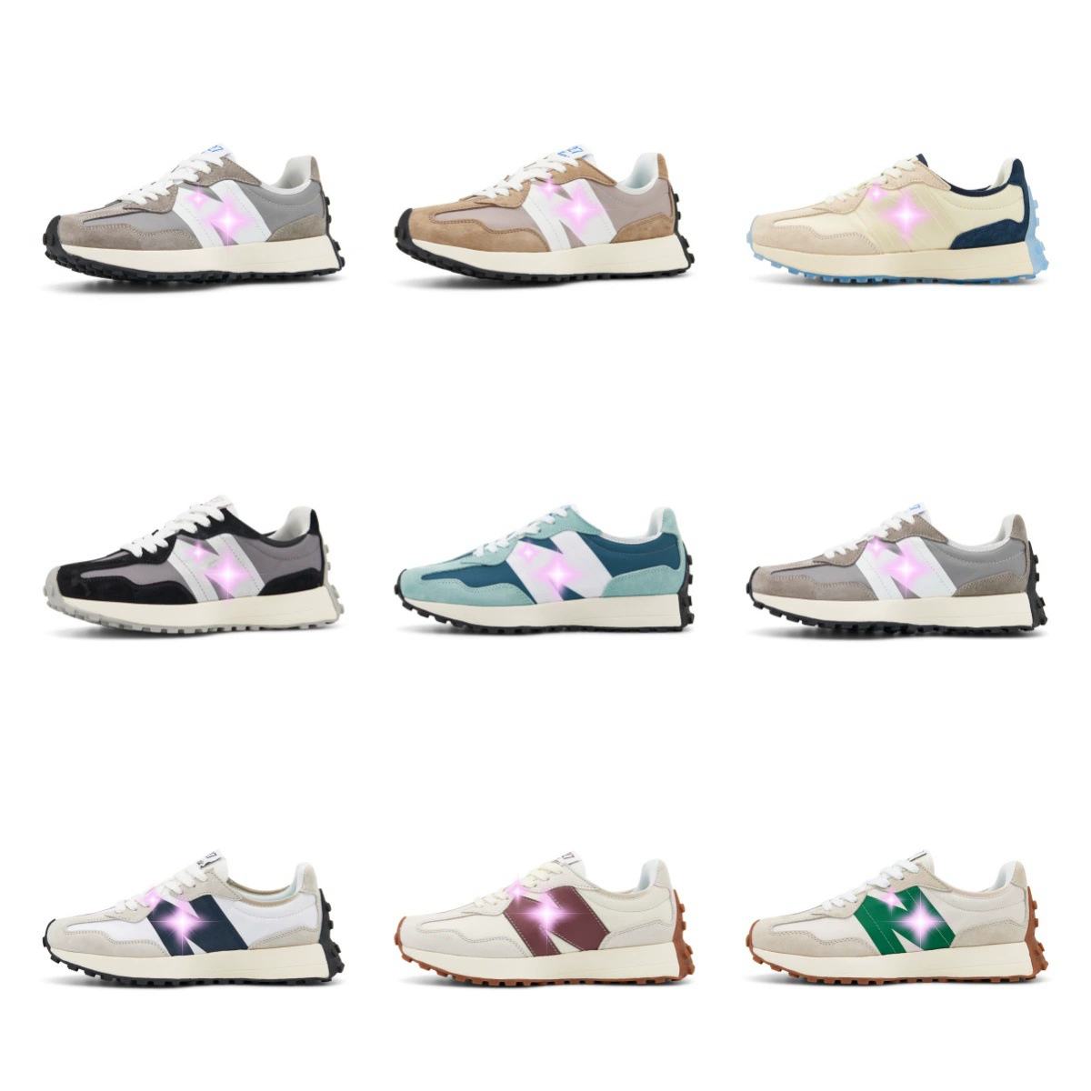 Обувь Putian Langxin New Balance Классические кроссовки в стиле ретро Оригинальные серые спортивные кроссовки для бега для мужчин и женщин Спортивные кроссовки с внутренним увеличением