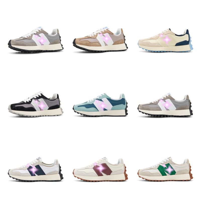 Putian Shoes, New Balance Retro Classic Jogging Shoes, Original Gray Running Sports Shoes for Men and Women with Internal Height Increase