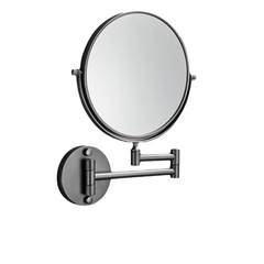 Hole-free mirror bathroom makeup mirror magnifying extendable vanity mirror wall-mounted foldable hotel beauty mirror rotating trending