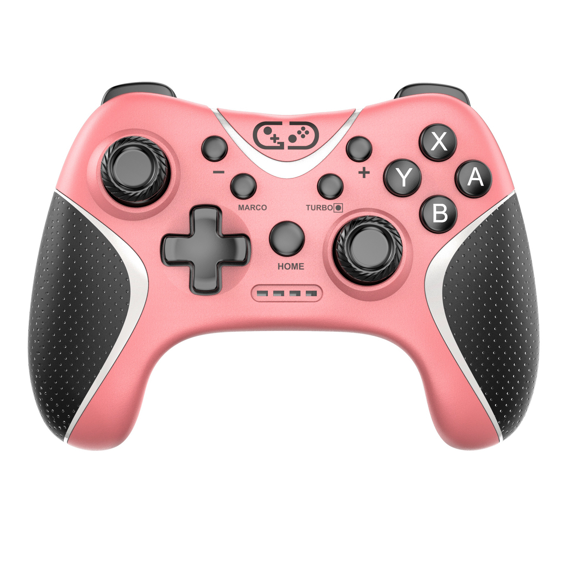 Interruptor inalámbrico del interruptor del GamePad manija de Bluetooth uno-haga clic el botón de programación de la parte posterior del anfitrión de la alarma