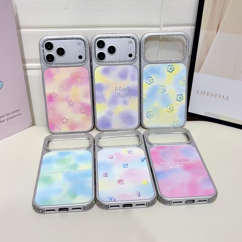 High-End Double-Sided Diamond Laser Star Design Suitable for iPhone 17 Pro Max Phone Case, iPhone 12, iPhone 15, Imd Resin High-End Double-Sided Diamond Laser Star Design Suitable for iPhone 17 Pro Max Phone Case, iPhone 12, iPhone 15, Imd Resin