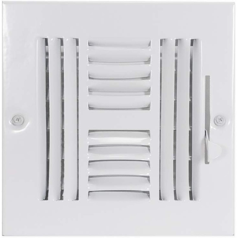 1호 금속블라인드 통풍구 3방향 8inchX 8inch