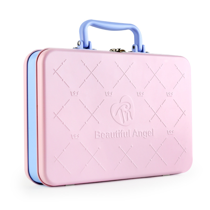 진짜 승인 된 어린이 화장품 장난감 세트 소녀 놀이 집 메이크업 선물 상자 공주 생일 선물 도매