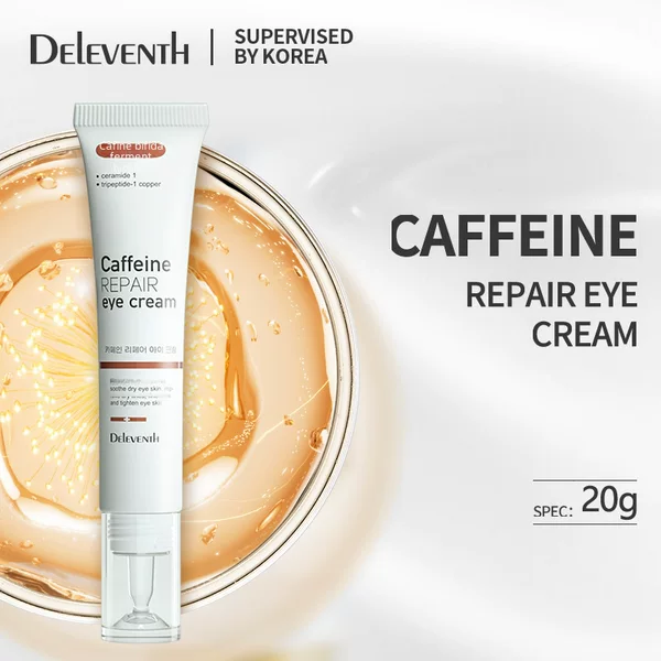 Korean Coffee Factor Eye Cream to Reduce Dark Circles, Peptide Repair, Firming, Anti-Wrinkle, and Fine Line Reduction, Genuine Product
