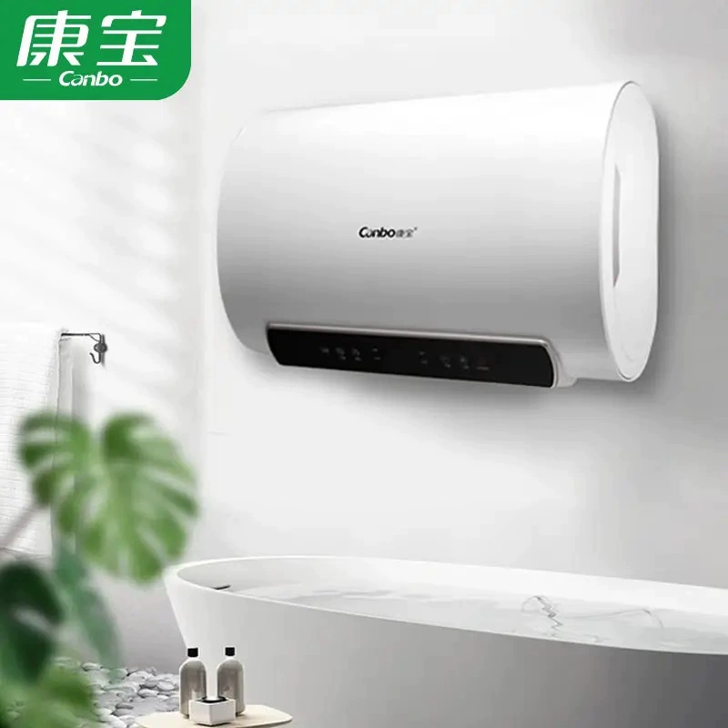 Электрический водонагреватель бытовой накопительный 3200W с инвертором быстрого нагрева, двойной бак, интеллектуальная программа, антифриз, защита от включения без воды, настенный с дистанционным управлением