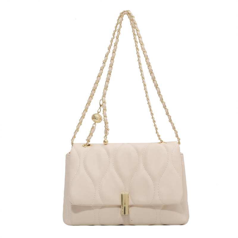 Bolso de moda de estilo occidental para mujer 2025 nuevo bolso cuadrado pequeño de moda de todo fósforo bolso de mensajero de un solo hombro con cadena de ocio de alta gama