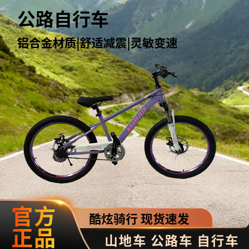 Mountain Bike Universal Bicycle Aluminum Alloy Mechanical Disc Brake 22inch Mountain 22inch Youth
