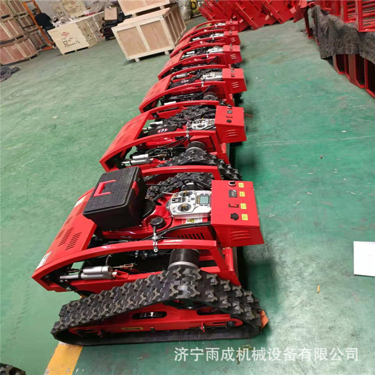 遥控履带割草机 全自动油电剪草机 无人驾驶除草机 图片 参数