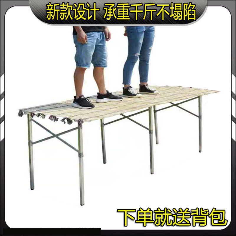 地摊架子摆货架h型加厚伸缩展示架桌子折叠便携夜市摆摊神器金属