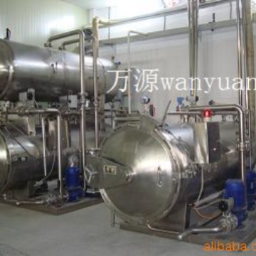 万源全水式年糕杀菌锅卧式杀菌釜全自动杀菌罐卤肉制品高温杀菌锅