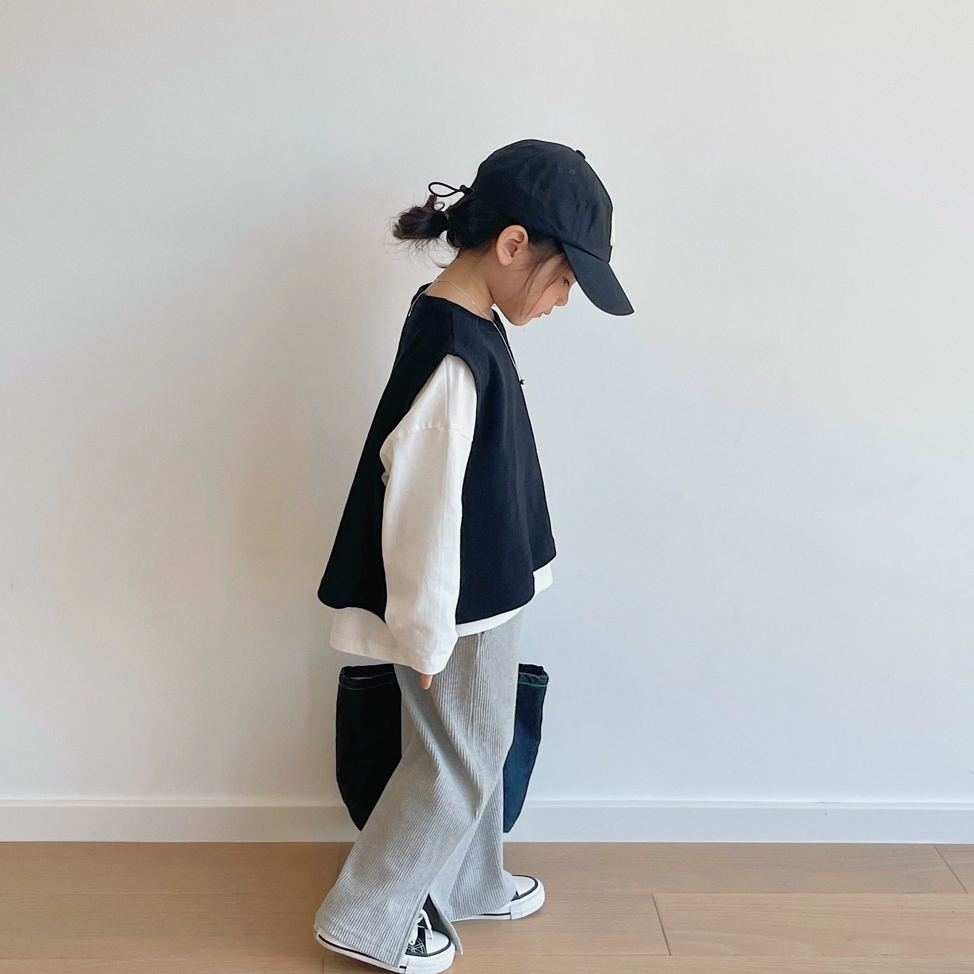 Японские детские осенние брюки BOBOKIDS, детская одежда, семейный стиль