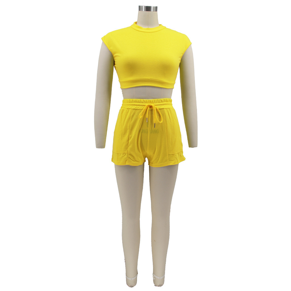 Women's solid color fashion casual suit