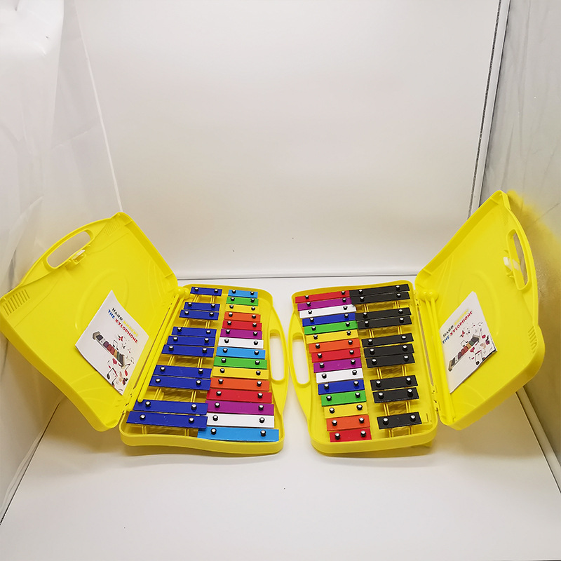 Orf 25 tonos piano de percusión piano de aluminio cross-border xilófono música infantil iluminación piano image 3