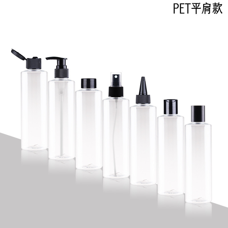 源工場150-200ml平肩丸肩PETボトル化粧品包装ボトルシャワージェルシャンプーボトル|undefined