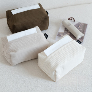 Simple Artistic Light Luxury Towel Box Dining Table Living Room Paper Box Sense Toilet Paper Box Desktop Storage
