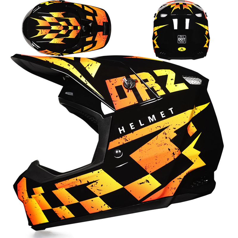 Orz Greenway X6 Off-Road Helmet Goggles Downhill Mountain Bike Full-Face Helmet Detachable Safety Helmet for Teenagers Orz Greenway X6 Off-Road Helmet Goggles Downhill Mountain Bike Full-Face Helmet Detachable Safety Helmet for Teenagers