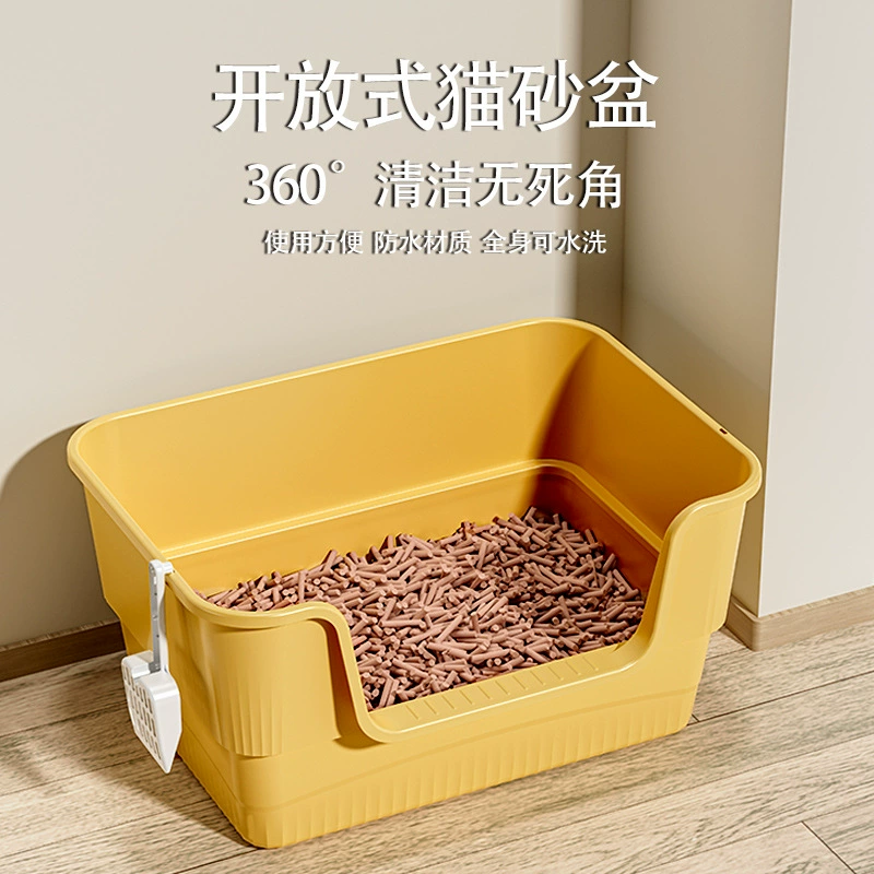 Большой кошачий песчаный шкафь большой анти-брызг кошачий туалет кошачий горшок большой пространство кошачий песочницы оптом