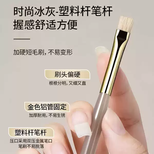 Cross-Border Factory Nail Art Pen Wholesale Transparent Yellow Styling Hard Bristle Brush Professional Three-Dimensional Buccellari Styling Hard Bristle