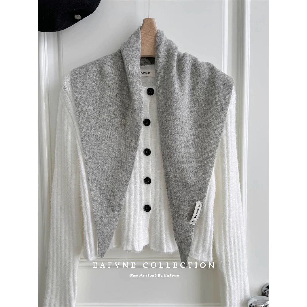 Woolen scarf for leisure, keep warm universal cloak