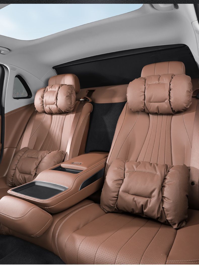Zordanie Suitable for Mercedes-Benz Car Headrest S-Class Maybach El/C6L/Gle/Glc/Glb Neck Pillow and Lumbar Support