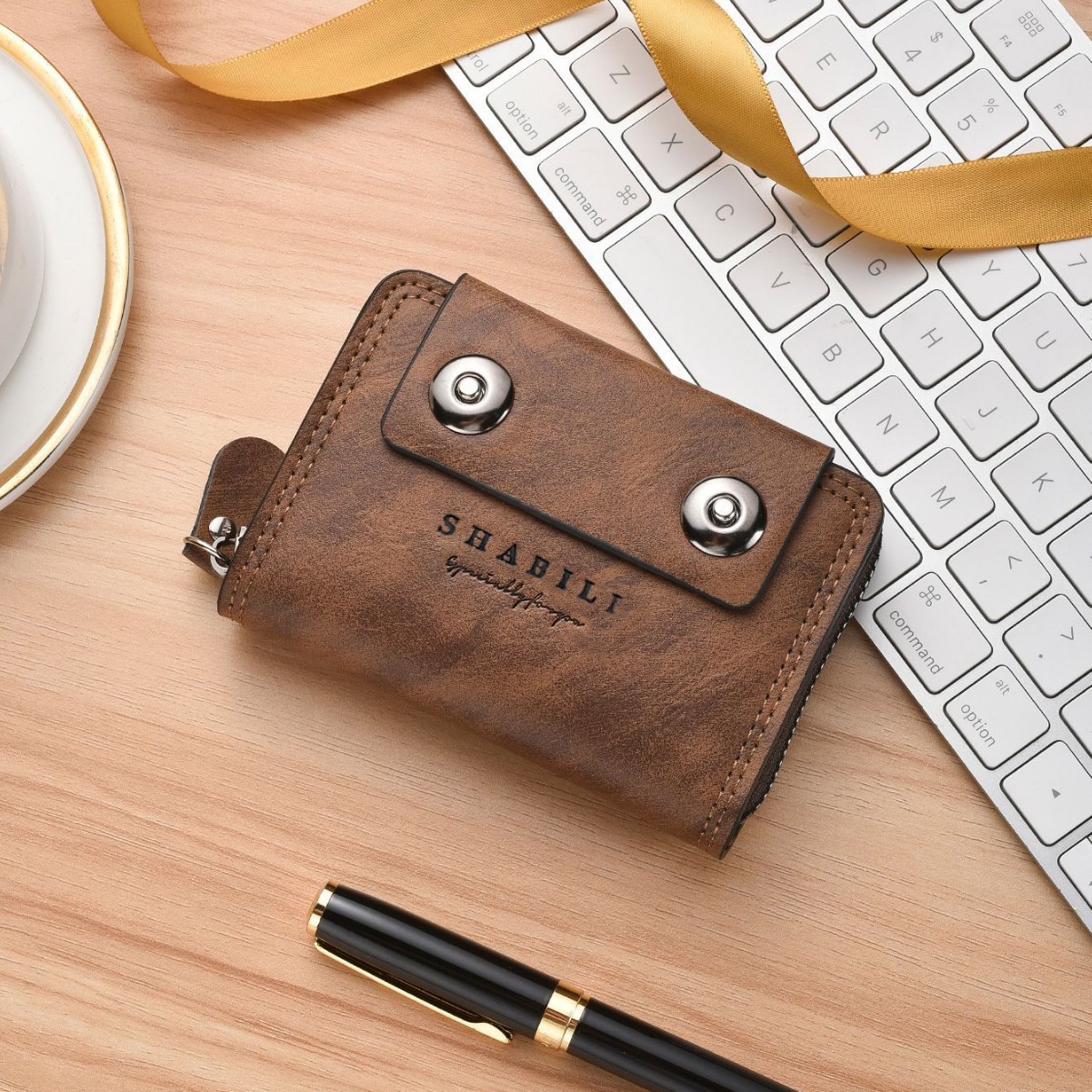 2026 new model card holder men's wallet short accordion style women's card holder coin purse daily storage foreign trade in-stock trendy item