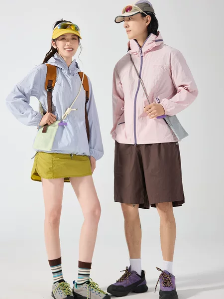 Upf50+ Mountain-Style Sun Protection Clothing for Women, Summer Outdoor Lightweight Breathable Sun Protection Clothing for Men, Small-Sized Hooded Cardigan Top