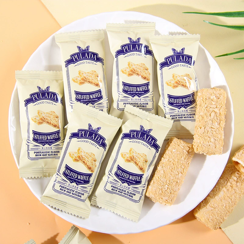 Британский PULADA Park Lada Шоколадный сэндвич-вафли ролл