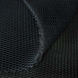 3d网眼布户外防晒网布透气可水洗三明治布料户外躺椅弹性网布加厚