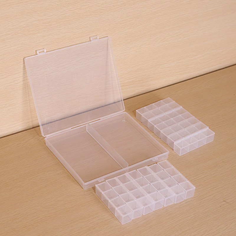Cover, accessory, storage box, earrings, 56 cells