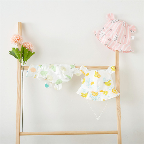Baby Hat Spring and Autumn Thin Model Fisherman Hat Summer Cute Girls Baby Super Cute Sun Protection Hat Newborn Hat
