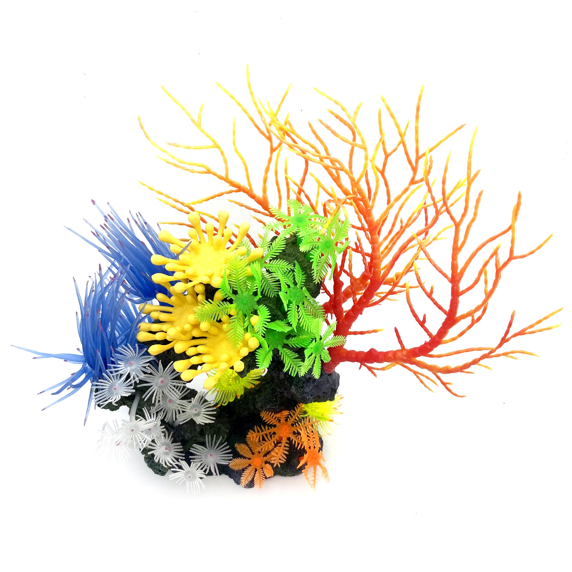 Tanque de peces de coral artificial paisaje lámpara de queroseno Casa Refugio falso árbol de coral tanque de peces decoración del paisaje tanque de agua de mar paisaje